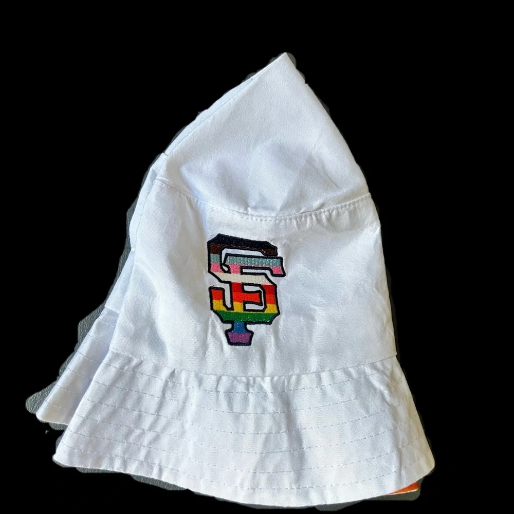 SF Giants Pride Bucket Hat with Embroidered Logo